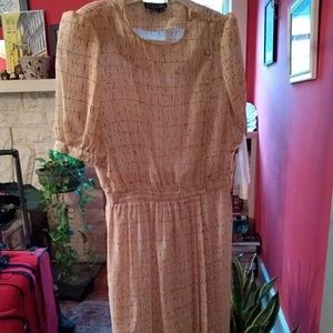 Elegant Vintage silk dress